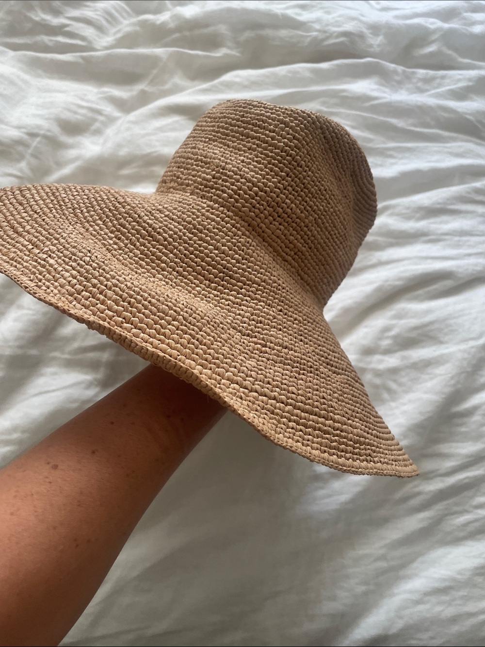 NWT Janessa Leoné Waverly Raffia Wide Brim Hat - Picture 7 of 7